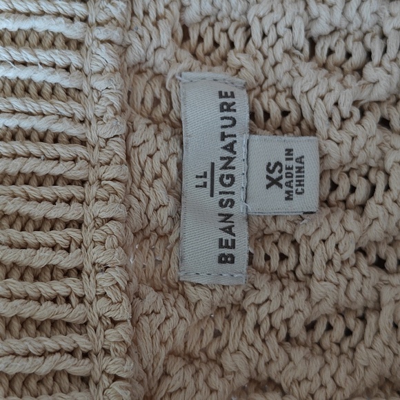 EUC L.L. Bean Signature Cotton Fisherman Tunic Sweater - Picture 5 of 8